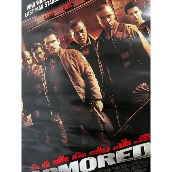 Armored Matt Dillon Original Movie Poster 40" X 27" - Picture 6 of 8